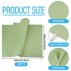 20 Stück wasserdichtes Geschenkpapier&nbsp;DIY-TAC0016-72A-10