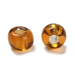 Silbergefütterte Glasperlen&nbsp;SEED-H004-03A-01