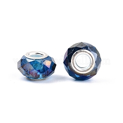 Verre transparent perles européennes&nbsp;GPDL-N004-D14mm-A12