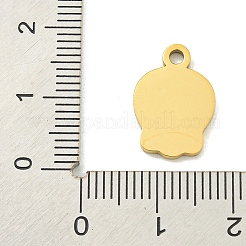 Halloween-Thema Ionenbeschichtung (IP) 304 Edelstahl Emaille Anhänger&nbsp;STAS-M011-04D