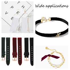 Ruban de velours&nbsp;SRIB-WH0006-18K