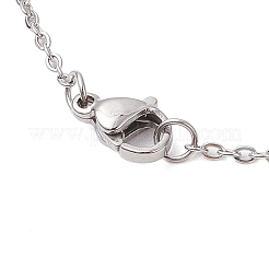 Colliers avec pendentif en chaîne en alliage étoilé pour femmes&nbsp;NJEW-JN05039