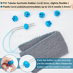 Cordon en caoutchouc synthétique tubulaire en pvc de tuyau creux de 3 m&nbsp;DIY-NB0012-60D