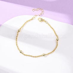 Satellitenketten-Armbänder aus Messing für Damen&nbsp;BJEW-C140-18G