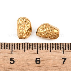 Unregelmäßige Perlen aus Edelstahl 304&nbsp;STAS-D394-03L-G