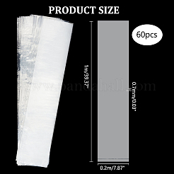 Sacchetti di stoccaggio rettangolari in pellicola di plastica&nbsp;ABAG-WH0048-13