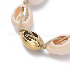 Ensembles de bracelets de perles tressées avec cordon de coton ciré ajustable&nbsp;BJEW-JB05121