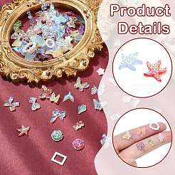 Gemischte Formen Harz Cabochons&nbsp;MRMJ-CJC0001-16