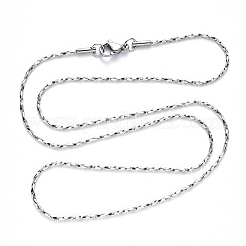 Collana a maglie Boston in acciaio inossidabile 304 anti-ossidazione&nbsp;NJEW-S420-006C-P