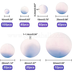 340 Stück irisierende PVC-Paillettenanhänger in 7 Stilen&nbsp;PVC-PH0001-21