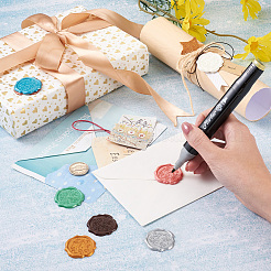 20pcs 10 Farben selbstklebende Wachssiegelaufkleber&nbsp;DIY-TA0003-49