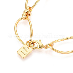 Messingkette Armbänder&nbsp;BJEW-N032-01G