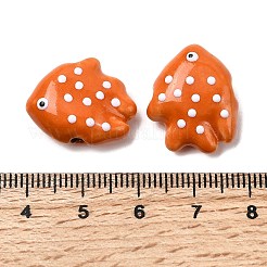 Perles en porcelaine manuelles&nbsp;PORC-K010-06G