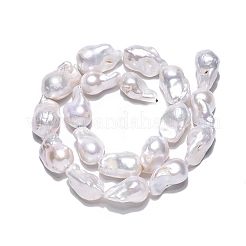 Natürliche Barockperle Keshiperlen Stränge&nbsp;PEAR-S019-02C-02