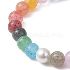 Braccialetti con ciondolo a croce minuscola in acciaio inossidabile 304&nbsp;BJEW-JB13329