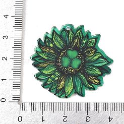 Undurchsichtig bedruckte Acrylanhänger zum St. Patrick's Day&nbsp;OACR-A045-05D