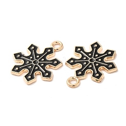 Pendentifs de Noël en alliage d'émail doré clair&nbsp;FIND-C031-01KCG-01