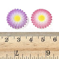 Bedruckte undurchsichtige Harz-Decoden-Cabochons&nbsp;CRES-B023-02