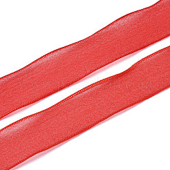 Ruban de satin polyester scintillant&nbsp;SRIB-T009-04C