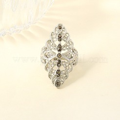 Bagues en alliage et strass&nbsp;FS-WG284EB-02