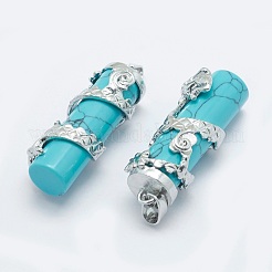 Synthetischen Türkis Anhänger&nbsp;G-O163-E17