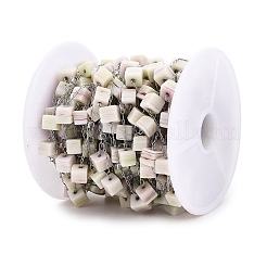 Handgefertigte Würfel-Bunte Malerei- und Saatperlen-Perlenketten&nbsp;CHS-T006-10P-1