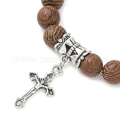 Charm-Armbänder aus Kreuzlegierung&nbsp;BJEW-JB12357-02