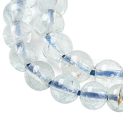 Natürliche Aquamarin Perlen Stränge&nbsp;G-P576-4mm-01B