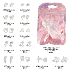 2 par de pendientes de aleación para mujer&nbsp;EJEW-FS0001-27G
