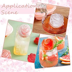 1 moule en silicone rose pour hockey sur glace avec 1 clips&nbsp;ST-CJ0043-088