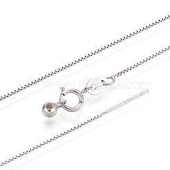 Verstellbare 925-Sterlingsilber-Kastenketten-Schiebearmbänder&nbsp;STER-N016-51P