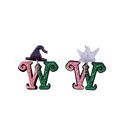 Ohrstecker mit Acrylglitzerpulver&nbsp;FS-WGC50DB-01