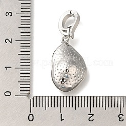 Breloques pendantes européennes en laiton&nbsp;KK-K388-57P