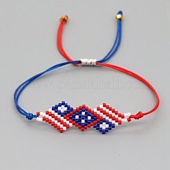 Miyuki Samen geflochtenes Perlenarmband&nbsp;BJEW-P269-29A