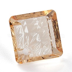 Geprägte Glas Strass Anhänger&nbsp;GLAA-J101-03A-001GS