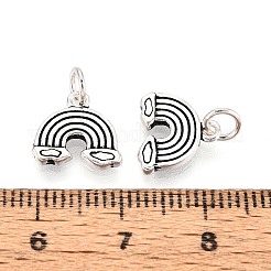 925 Regenbogen-Anhänger aus Sterlingsilber&nbsp;STER-N016-66AS