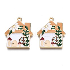Crémaillère placage pendentifs en émail d'alliage&nbsp;ENAM-N055-065