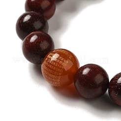 Holz Perlen Armbänder&nbsp;BJEW-B080-26
