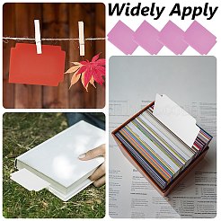 60 feuille de 3 couleurs de séparateur de cartes de jeu de plateau en plastique&nbsp;FIND-CP0002-77C