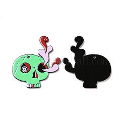 Colgantes de acrílico impresos de halloween&nbsp;SACR-G026-01G
