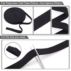 Flaches Polycotton-Köperbandband&nbsp;OCOR-WH0066-92E-03