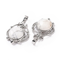 Natürliche Howlith Anhänger&nbsp;G-P496-05P-19