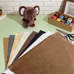 8 pièce de tissu polyester bicolore&nbsp;DIY-PH0038-53