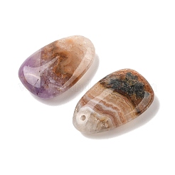 Pendenti in pizzo di agata ametista naturale&nbsp;LS-G-A244-02