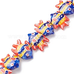 Perles en porcelaine manuelles&nbsp;PORC-G002-54D