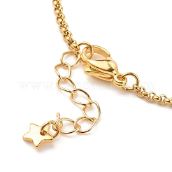 Bracciale a maglie solari in acciaio inossidabile 201 con catene a scatola in acciaio inossidabile 304 per donna&nbsp;BJEW-JB08281-05