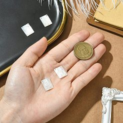 4 Stück 4 Stile natürliche weiße Muschelanhänger&nbsp;SSHEL-CJ0001-20