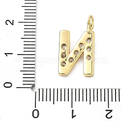 Pendentifs en laiton zircon cubique transparent&nbsp;KK-I476-01G-N
