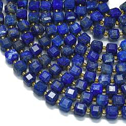 Gefärbt natürliche Lapislazuli Perlen Stränge&nbsp;G-K389-A36-01