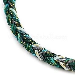 Bracelets en cordon de nylon tressé de 4 mm&nbsp;FIND-A057-01G-21